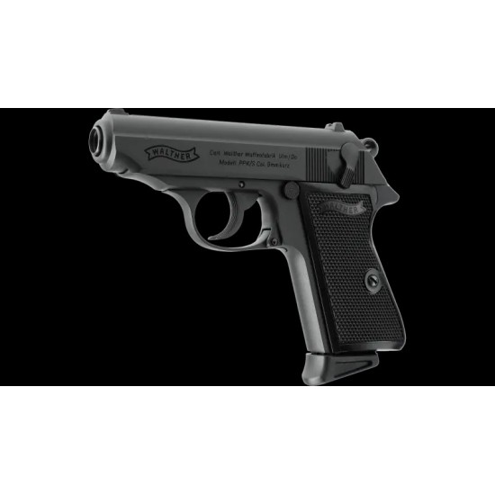 Pistolet Walther PPK/S BLK Bbs 6mm Gaz 1,0 J