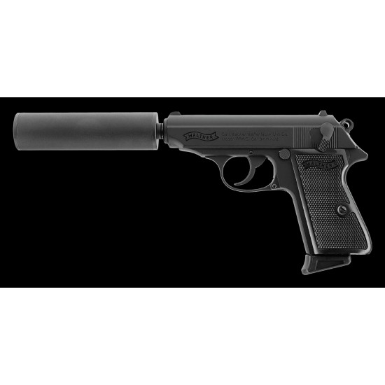 Pistolet Walther PPK/S BLK KIT Bbs 6mm Gaz 1,0 J