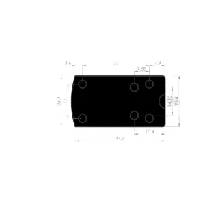 Viseur Konus Fission-3 montage Weaver empreinte Delta Point Pro