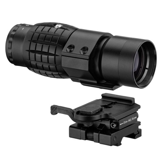 Magnifier 1-3X avec montage basculant