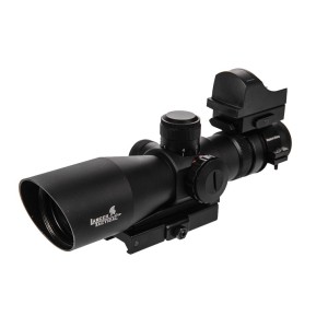 Lunette 3-9x42 rouge et vert + micro red-dot de visée rapide