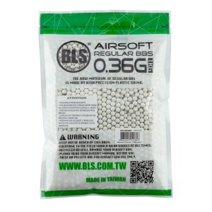 Billes lourdes 0.36g airsoft biodégradables BLS BIO – Sac de 1 kg