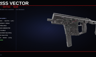 Kriss Vector de Krytac, la réplique tactique, présentation et descriptif par airsoft QG