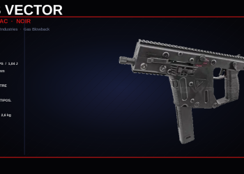 Kriss Vector de Krytac, la réplique tactique, présentation et descriptif par airsoft QG