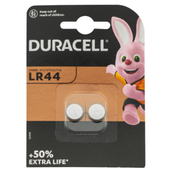 Piles LR44 1,5 volt - Duracell