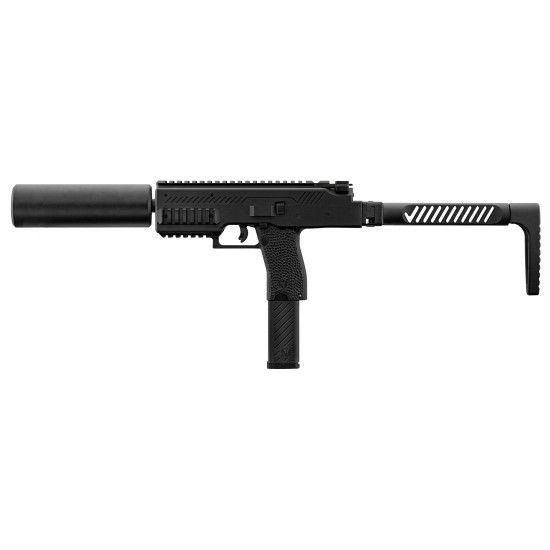 Réplique SMG VMP-1X Noire avec silencieux