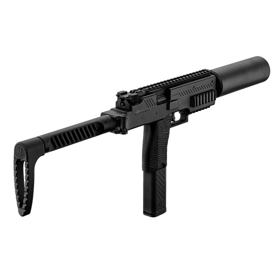 Réplique SMG VMP-1X Noire avec silencieux
