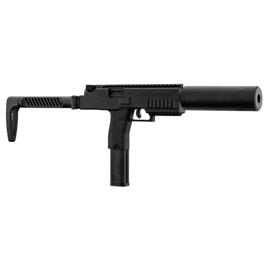 Réplique SMG VMP-1X Noire avec silencieux