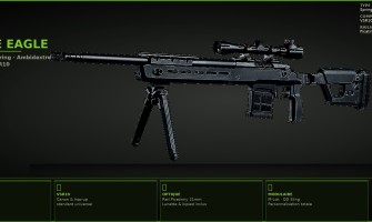 Réplique airsoft spring M66 crosse repliable, Double Eagle, test et descriptif d'un sniper airsoft performant