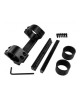 Montage monobloc Lensolux convertible pour rail 11mm et 21mm - Diam Ø25.4 et 30mm
