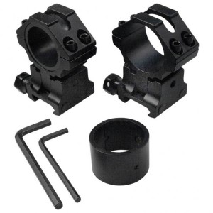 Paire de colliers LENSOLUX - réglable en hauteur - rail 21 mm