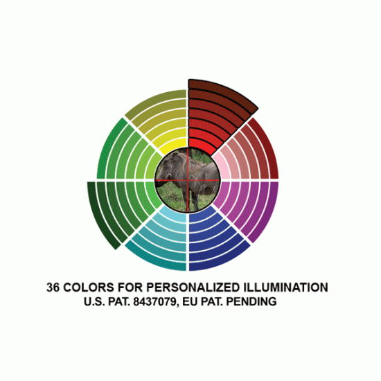 Lunette de tir compacte UTG Mildot illuminé 3-12 x 44 mm