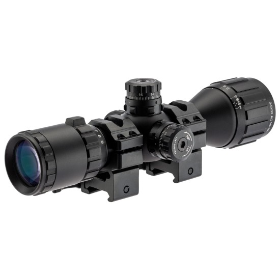 Lunette de tir Mildot illuminée 3-9 x 32 mm - Rouge/verte