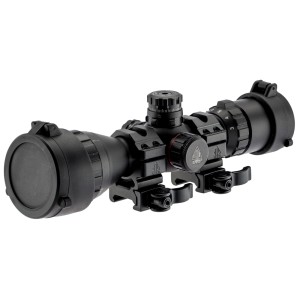 Lunette de tir Mildot illuminée 3-9 x 32 mm - Rouge/verte