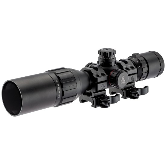 Lunette de tir Mildot illuminée 3-9 x 32 mm - Rouge/verte