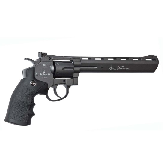 Réplique revolver Dan wesson 8pouces noir low power