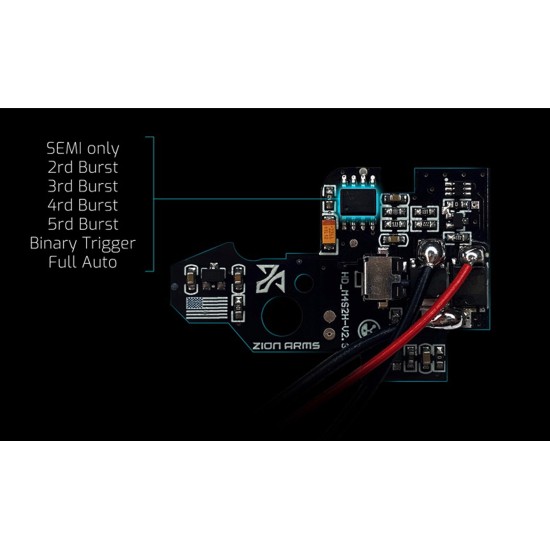Réplique R15 mod 1 Zion Arms noire garde main long