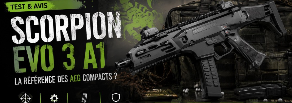 CZ Scorpion EVO 3 A1 ASG : test, avis et guide d'achat