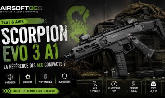 CZ Scorpion EVO 3 A1 ASG : test, avis et guide d'achat