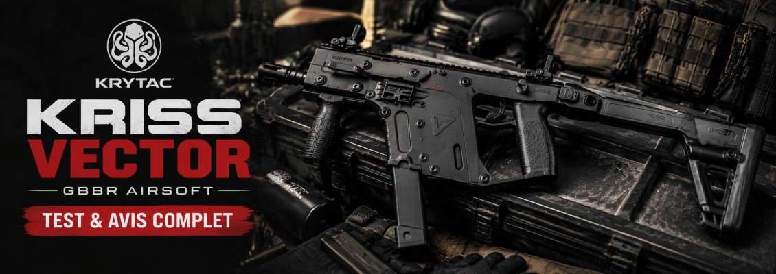 Kriss Vector GBBR Krytac noir : avis et guide d'achat (2026)