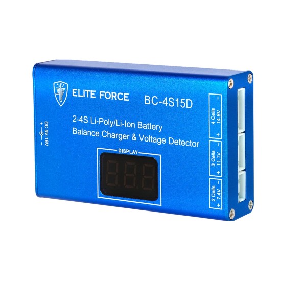 Chargeur pour batterie Lipo Elite Force 7,4 A 14,8 V 2-4S