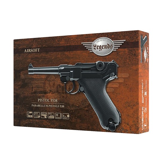 Pistolet Legends P08 Bbs 6mm CO2 <2,0J