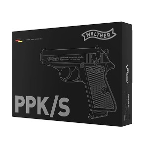 Pistolet Walther PPK/S BLK Bbs 6mm Gaz 1,0 J