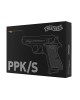 Pistolet Walther PPK/S BLK Bbs 6mm Gaz 1,0 J