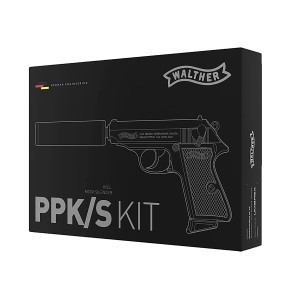 Pistolet Walther PPK/S BLK KIT Bbs 6mm Gaz 1,0 J