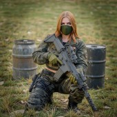 Guerrière Tactique - Un style audacieux et réaliste pour vos parties d’airsoft.