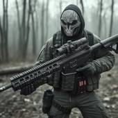 Répliques sniper airsoft pour tir longue distance précis et puissant.