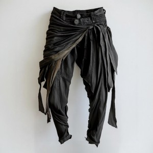 Pantalon tactique airsoft style post-apocalyptique noir