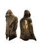 Veste tactique airsoft à capuche style carte antique & casque spartiate