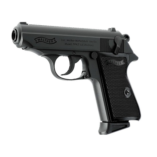 Pistolet Walther PPK/S BLK Bbs 6mm Gaz 1,0 J